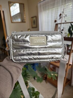 Dagne Dover Mara Phone Sling in Silver Puff